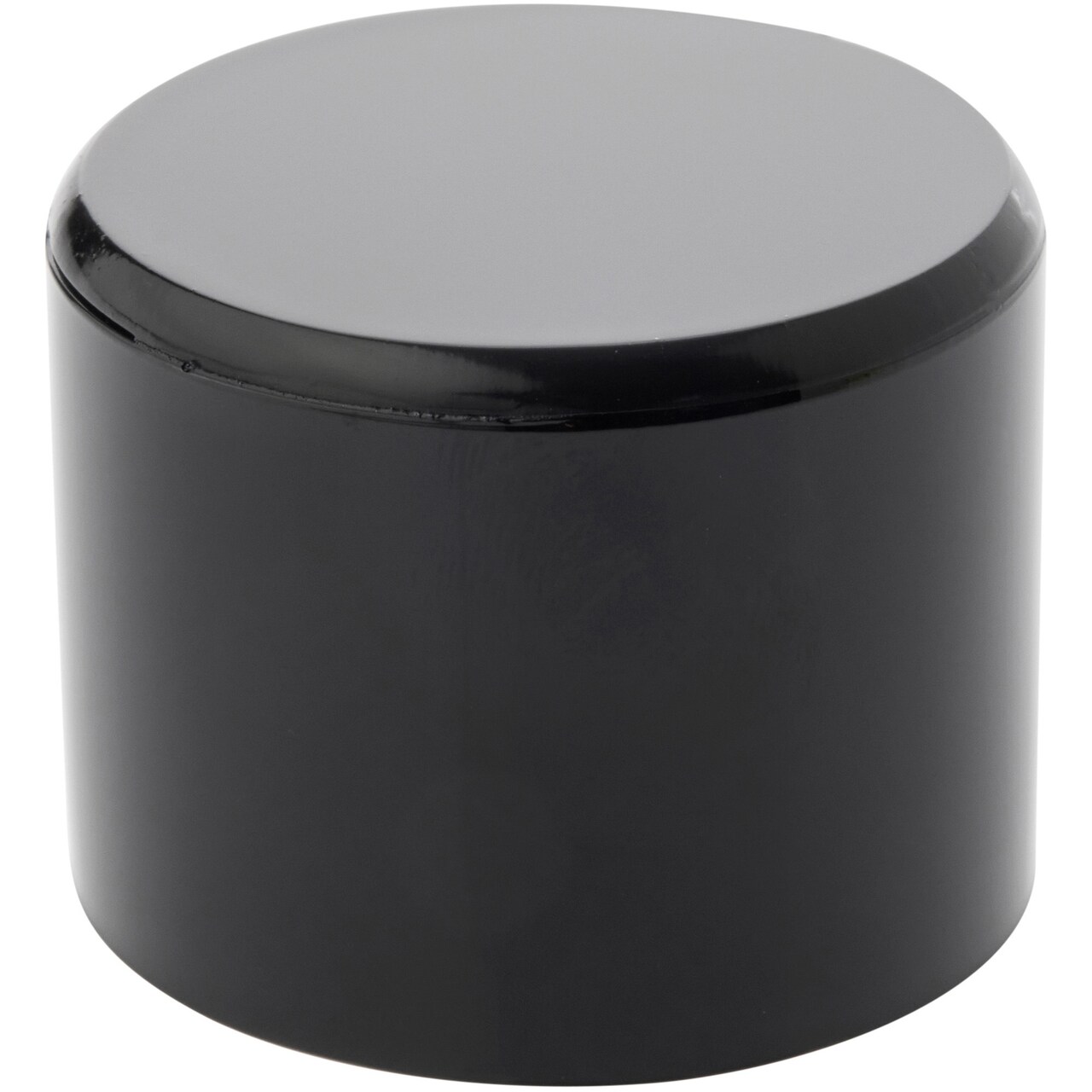 Plymor Black Acrylic Round Cylinder Display Riser, 1.5" H x 2" D